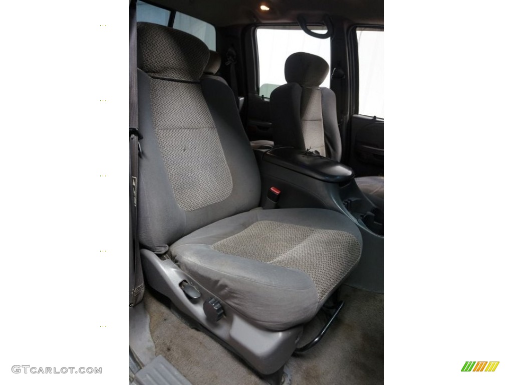 2002 F150 XLT SuperCrew 4x4 - Dark Shadow Grey Metallic / Medium Graphite photo #42