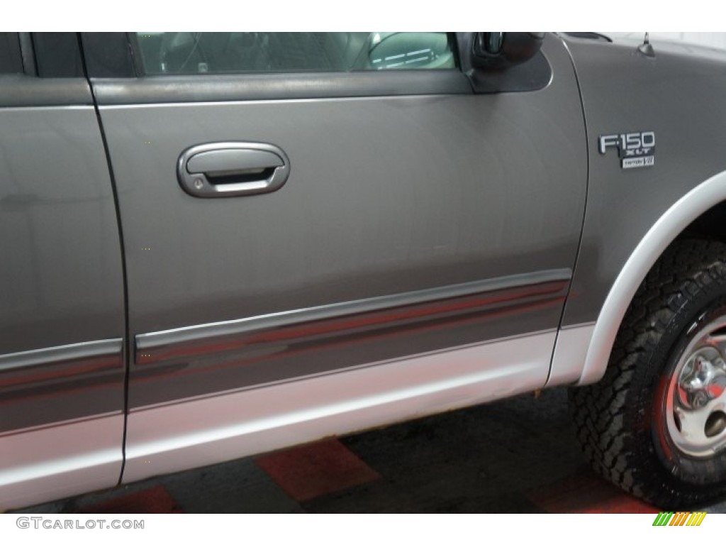 2002 F150 XLT SuperCrew 4x4 - Dark Shadow Grey Metallic / Medium Graphite photo #94