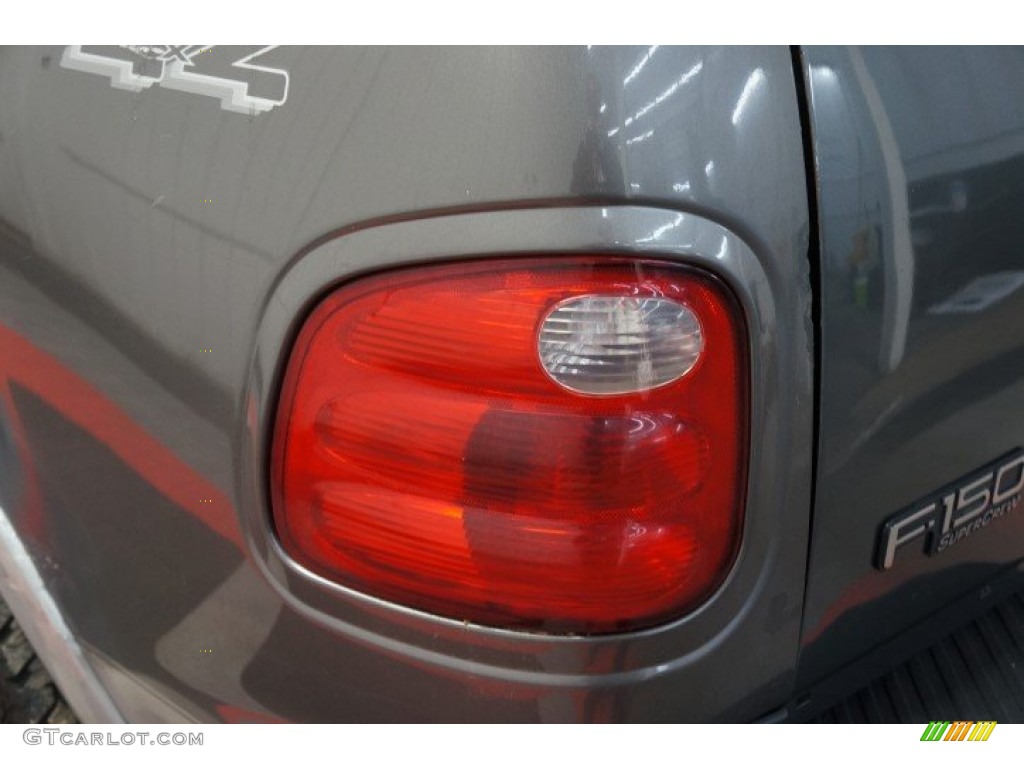 2002 F150 XLT SuperCrew 4x4 - Dark Shadow Grey Metallic / Medium Graphite photo #109