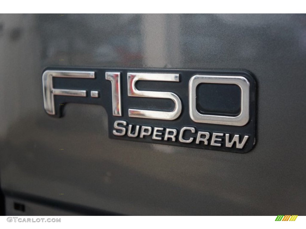 2002 F150 XLT SuperCrew 4x4 - Dark Shadow Grey Metallic / Medium Graphite photo #164