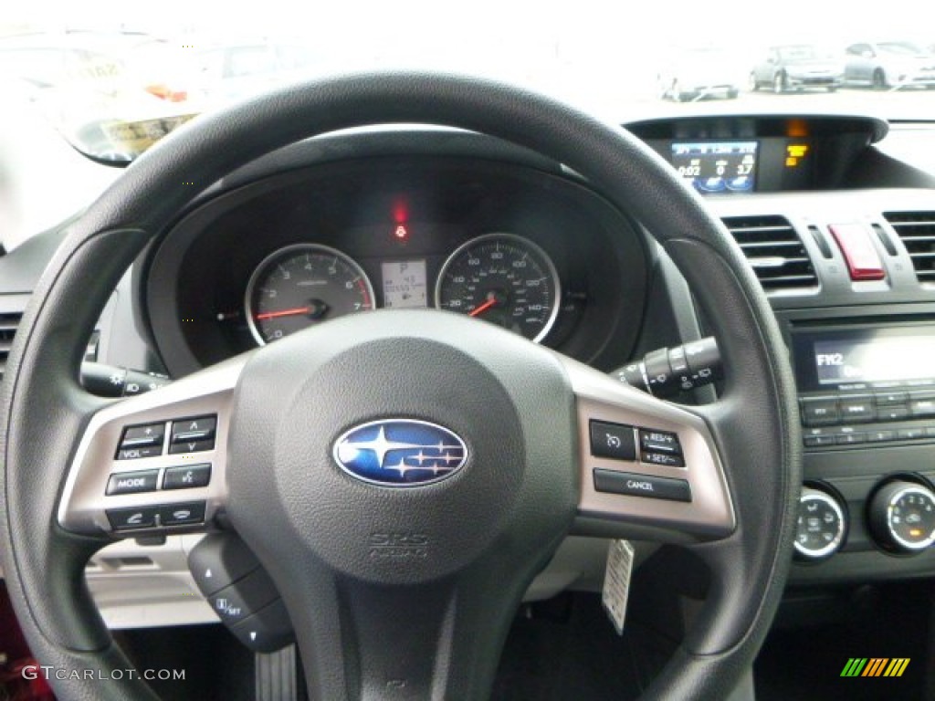 2015 Forester 2.5i - Venetian Red Pearl / Gray photo #19