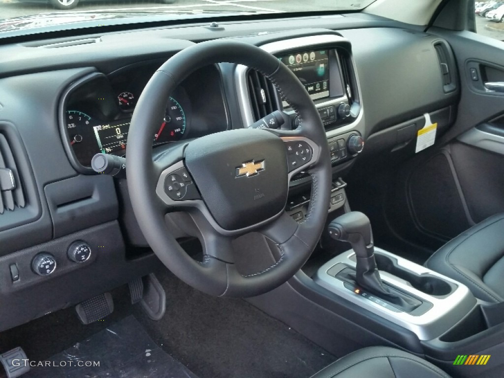 Jet Black Interior 2016 Chevrolet Colorado LT Extended Cab 4x4 Photo #110159155