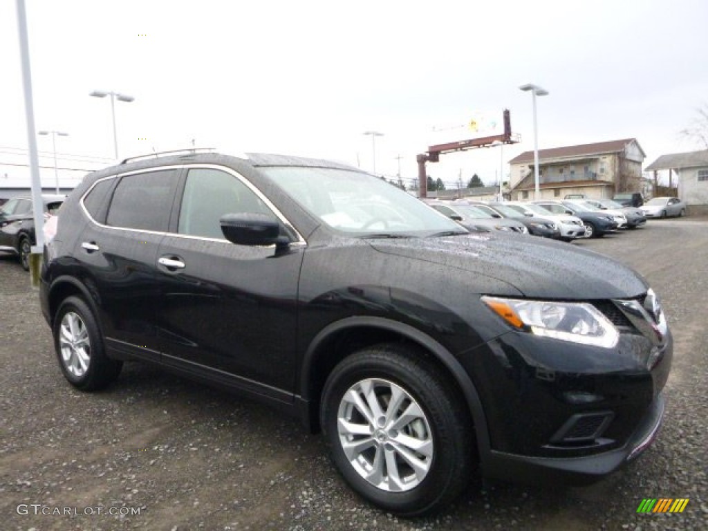 2016 Rogue SV AWD - Magnetic Black / Charcoal photo #1