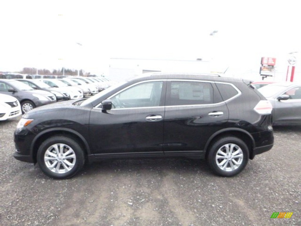 2016 Rogue SV AWD - Magnetic Black / Charcoal photo #10