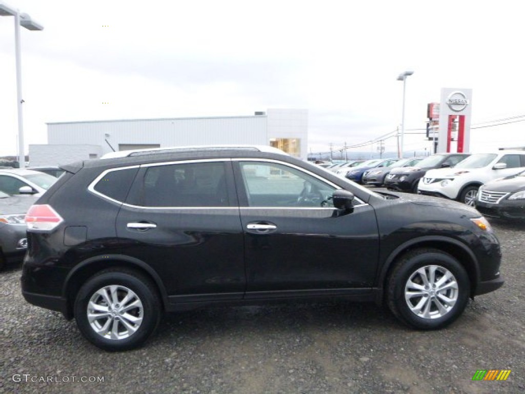 2016 Rogue SV AWD - Magnetic Black / Charcoal photo #3