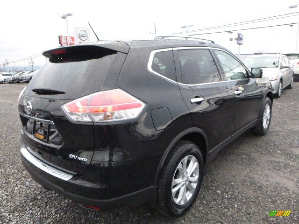 2016 Rogue SV AWD - Magnetic Black / Charcoal photo #7