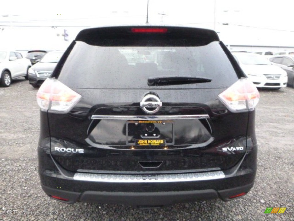 2016 Rogue SV AWD - Magnetic Black / Charcoal photo #8
