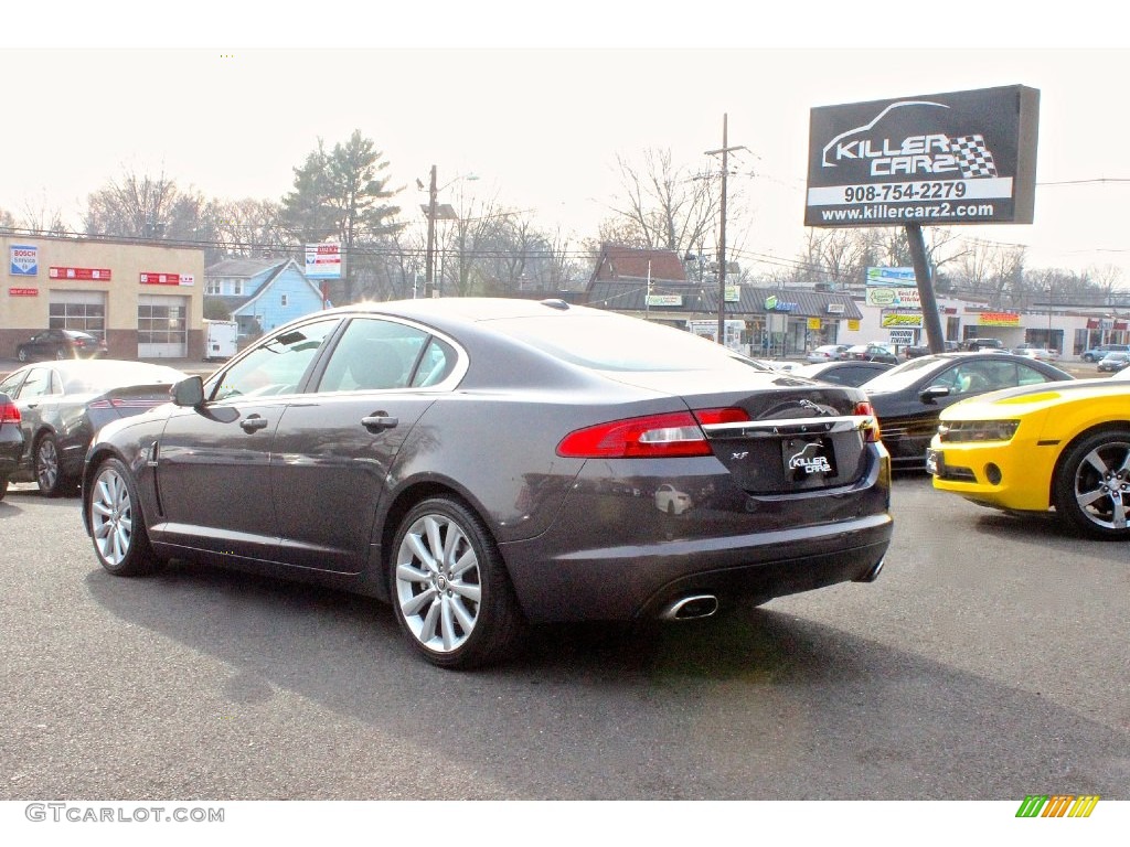 2010 XF Premium Sport Sedan - Lunar Grey Metallic / Warm Charcoal photo #5
