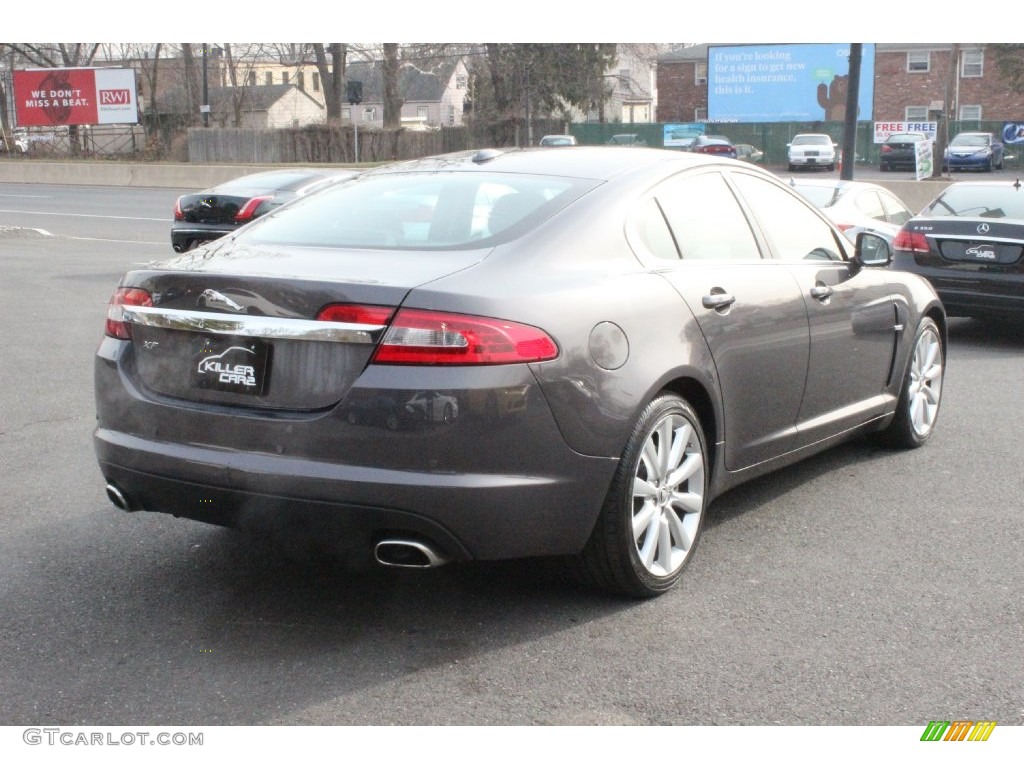 2010 XF Premium Sport Sedan - Lunar Grey Metallic / Warm Charcoal photo #9