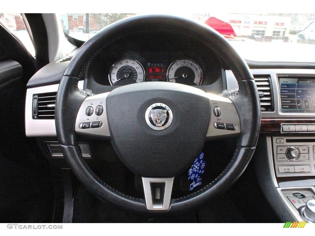 2010 XF Premium Sport Sedan - Lunar Grey Metallic / Warm Charcoal photo #21