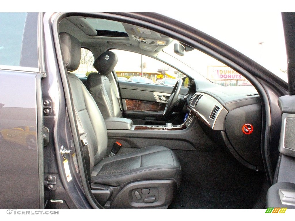 2010 XF Premium Sport Sedan - Lunar Grey Metallic / Warm Charcoal photo #34