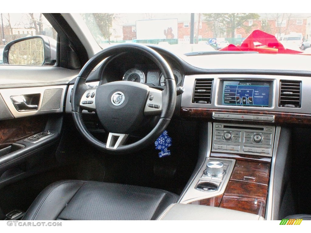 2010 XF Premium Sport Sedan - Lunar Grey Metallic / Warm Charcoal photo #39