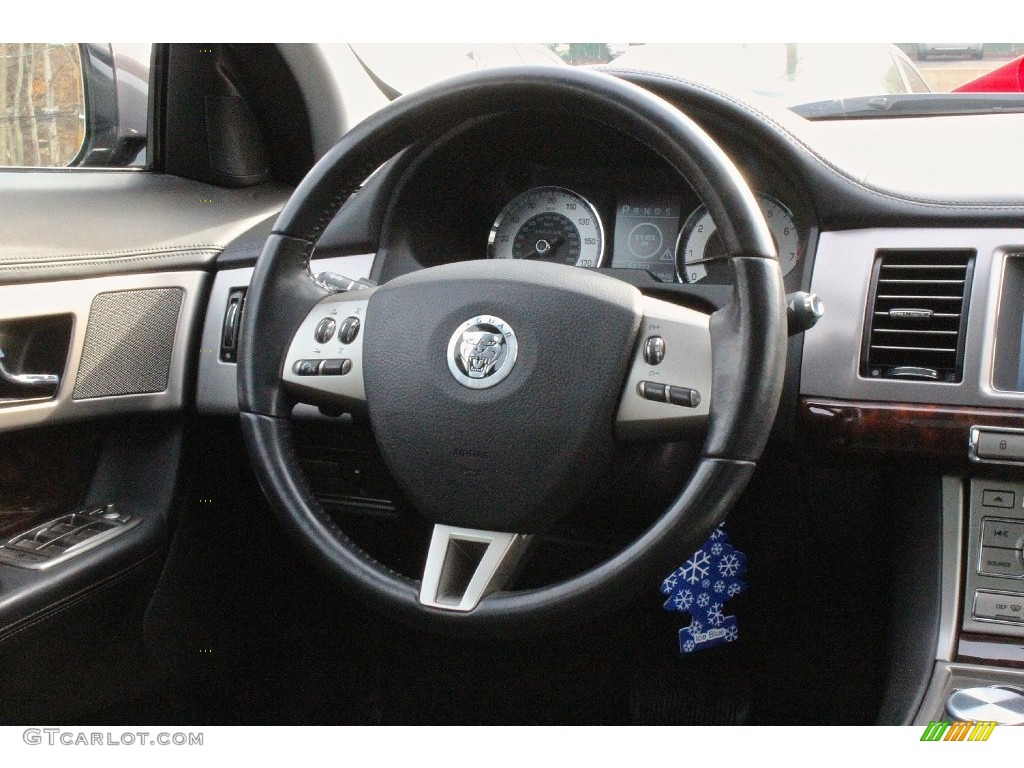 2010 XF Premium Sport Sedan - Lunar Grey Metallic / Warm Charcoal photo #40