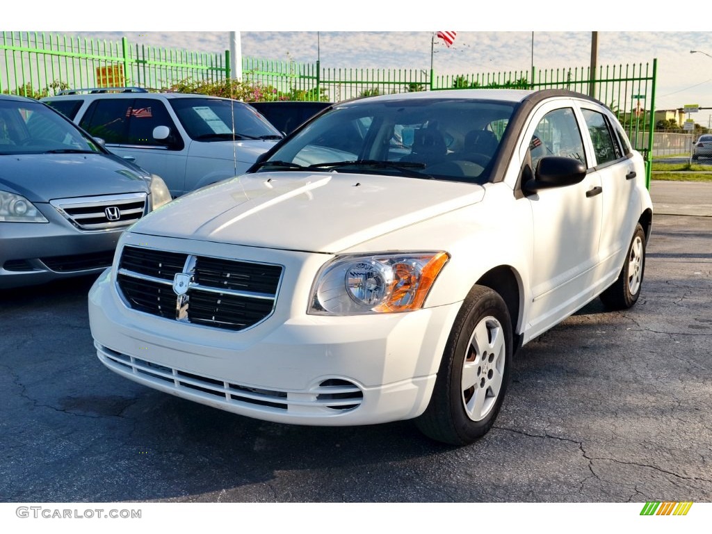 2007 Caliber SE - Stone White / Pastel Slate Gray photo #3