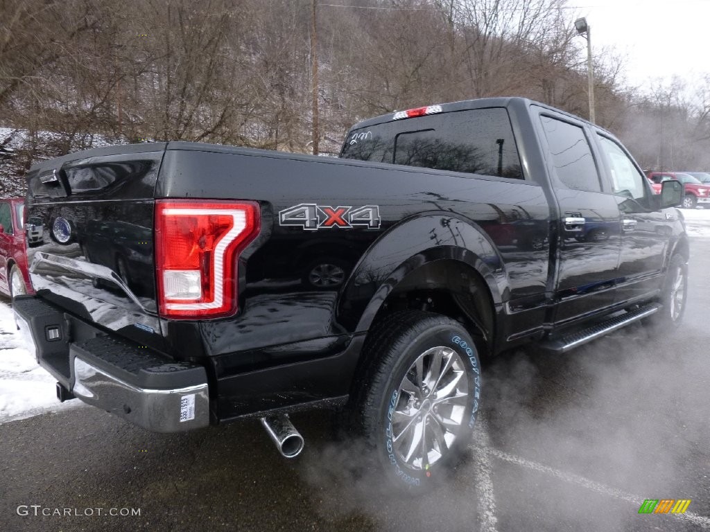 2016 F150 XLT SuperCrew 4x4 - Shadow Black / Medium Light Camel photo #2