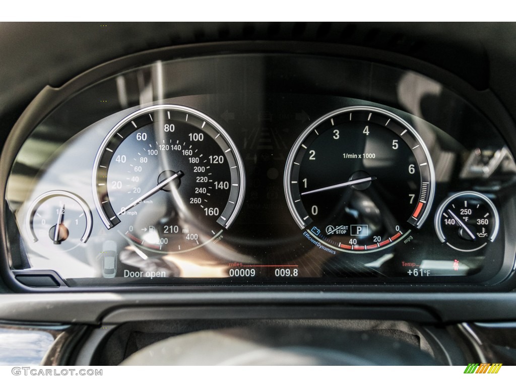 2016 BMW 5 Series 535i Sedan Gauges Photo #110164396