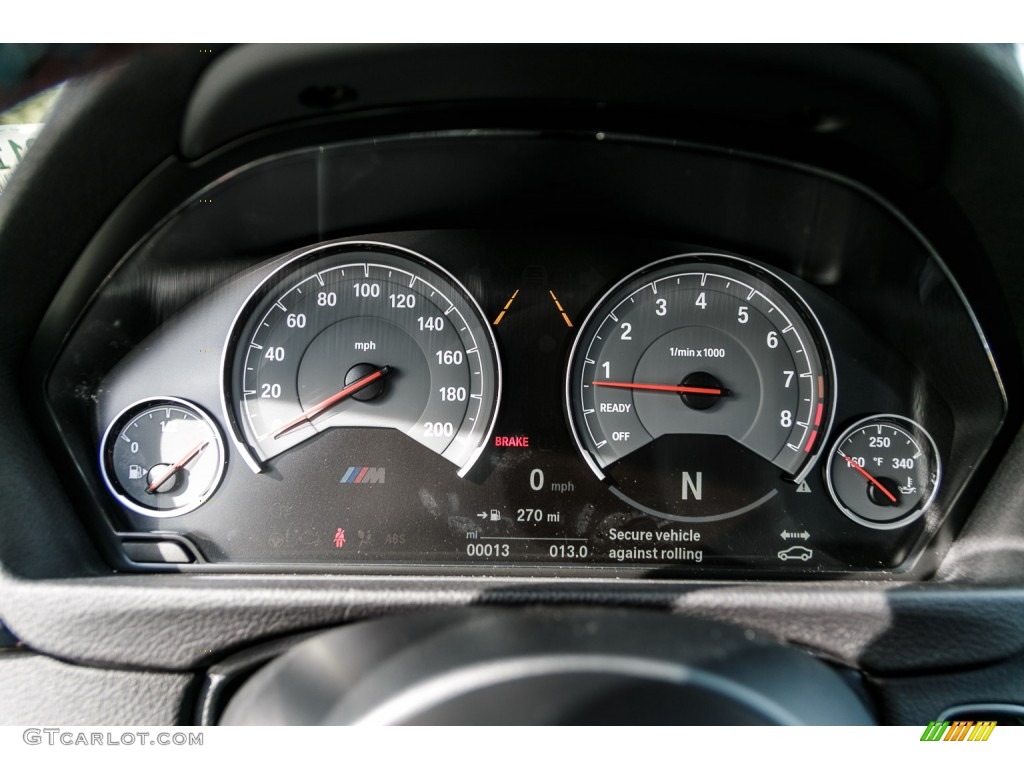 2016 BMW M3 Sedan Gauges Photo #110165741