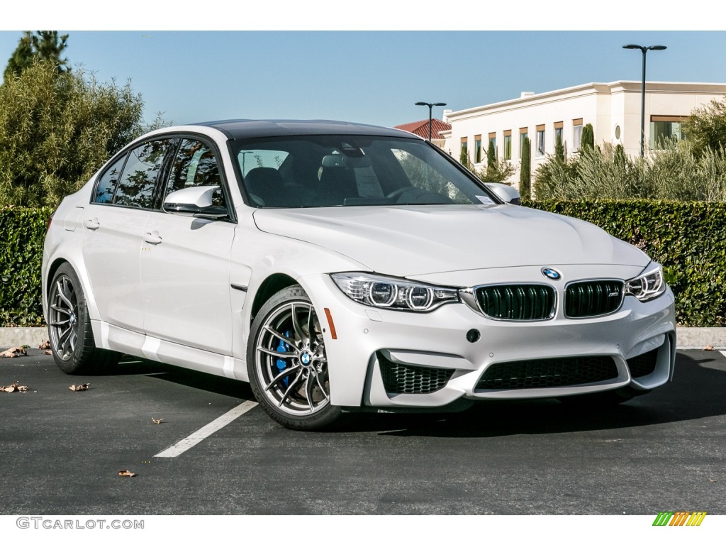 Mineral White Metallic 2016 BMW M3 Sedan Exterior Photo #110165960