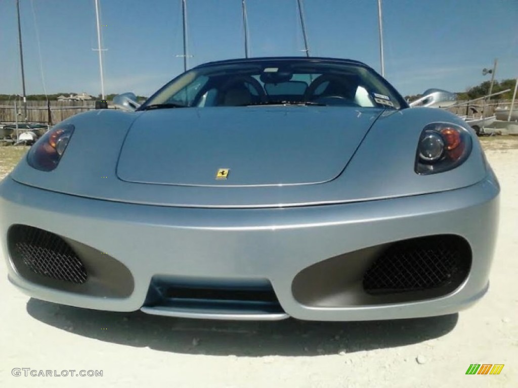 2005 F430 Spider F1 - Grigio Alloy (Light Blue Silver) / Beige photo #3