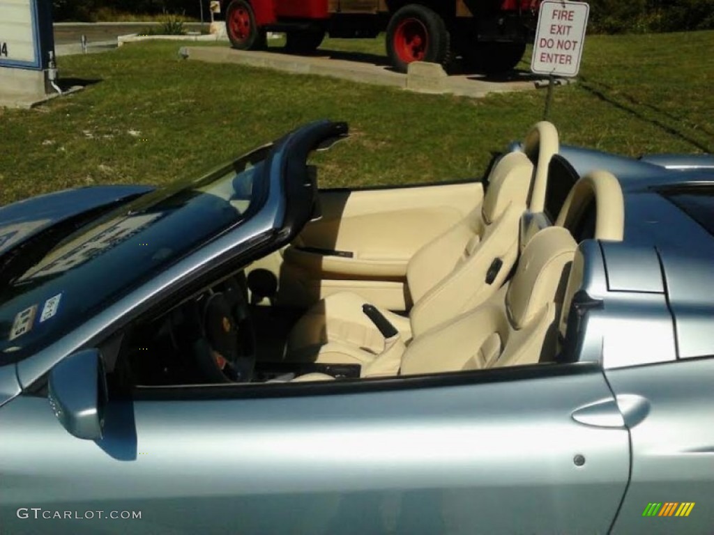 2005 F430 Spider F1 - Grigio Alloy (Light Blue Silver) / Beige photo #5