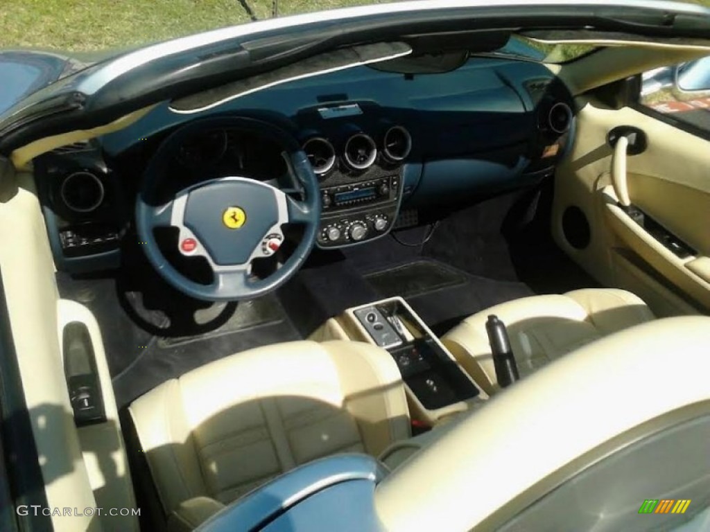 2005 F430 Spider F1 - Grigio Alloy (Light Blue Silver) / Beige photo #8