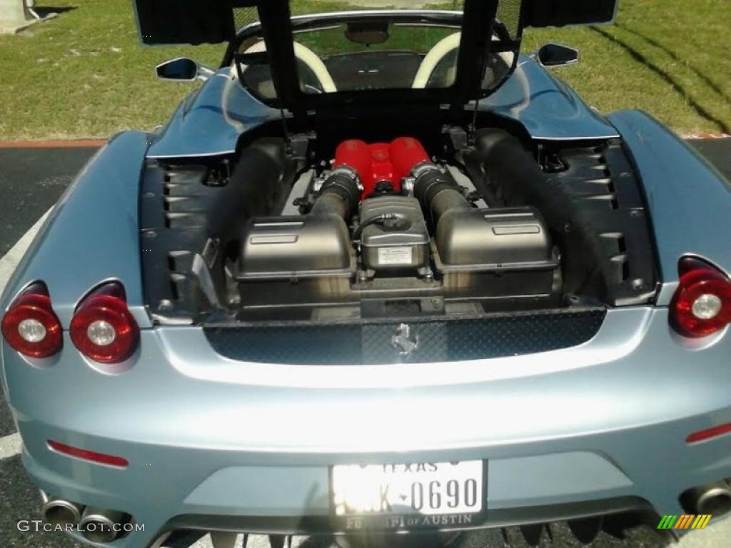 2005 F430 Spider F1 - Grigio Alloy (Light Blue Silver) / Beige photo #10