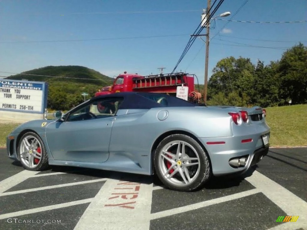 2005 F430 Spider F1 - Grigio Alloy (Light Blue Silver) / Beige photo #15