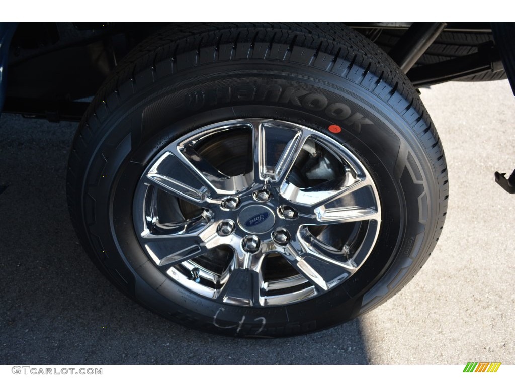 2016 F150 XLT SuperCrew - Blue Jeans / Medium Earth Gray photo #6