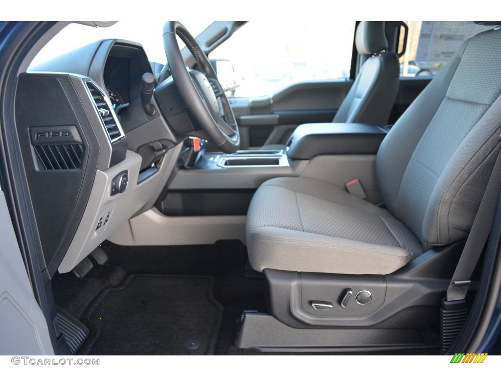 2016 F150 XLT SuperCrew - Blue Jeans / Medium Earth Gray photo #9