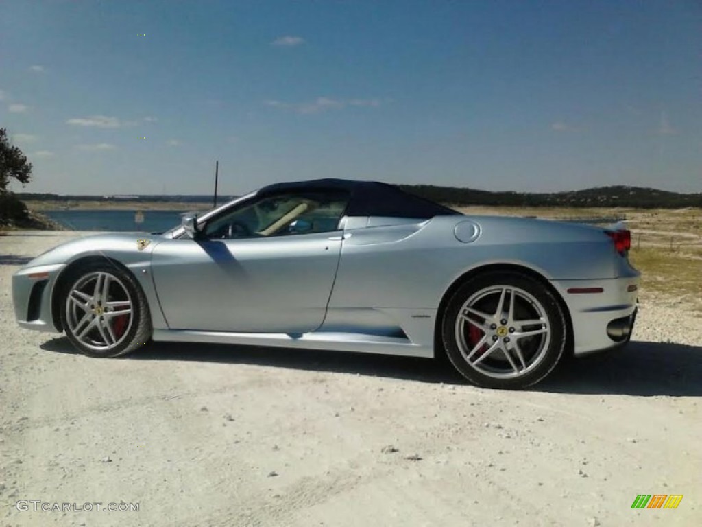 2005 F430 Spider F1 - Grigio Alloy (Light Blue Silver) / Beige photo #18