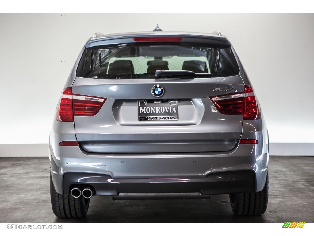 2016 X3 xDrive28i - Space Grey Metallic / Ivory White photo #4