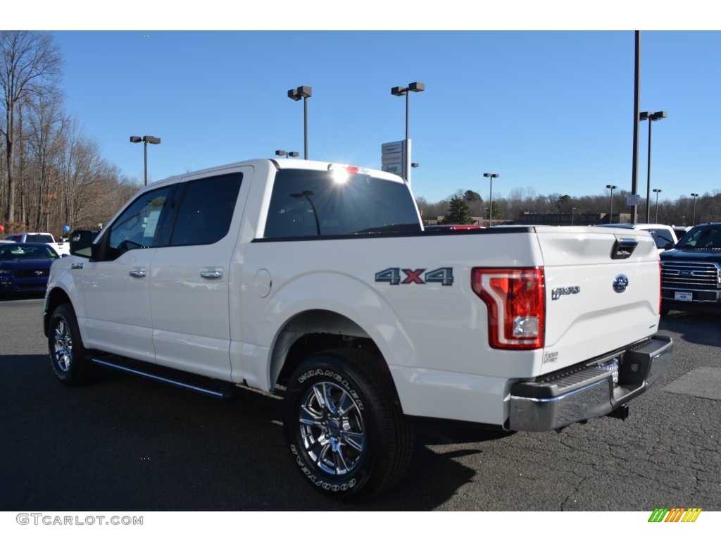 2016 F150 XLT SuperCrew 4x4 - Oxford White / Medium Earth Gray photo #19