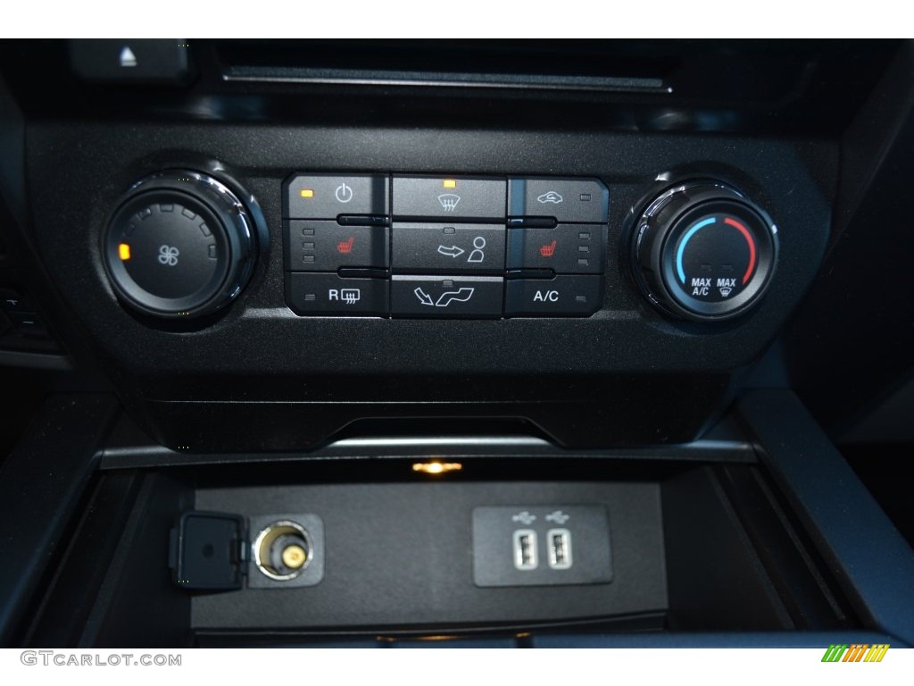 2016 F150 XLT SuperCrew - Shadow Black / Medium Earth Gray photo #16
