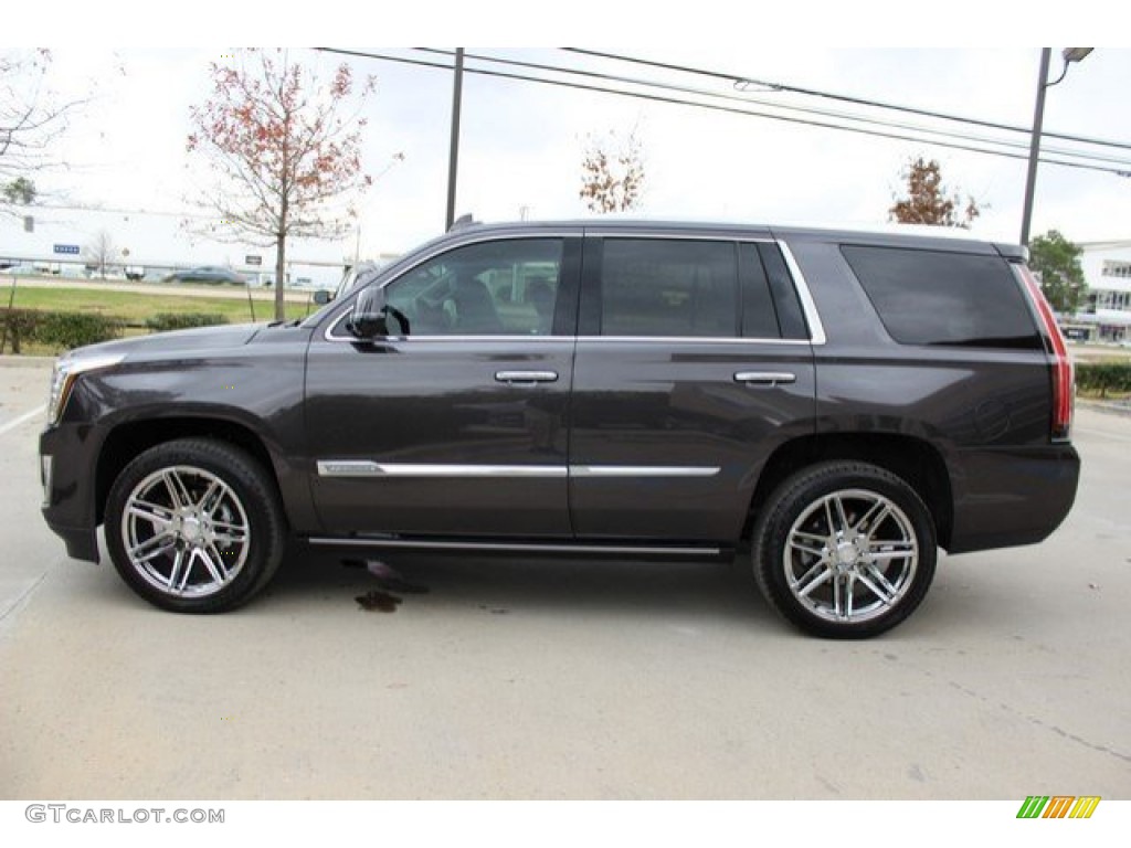 Dark Granite Metallic 2015 Cadillac Escalade Premium 4WD Exterior Photo #110168827