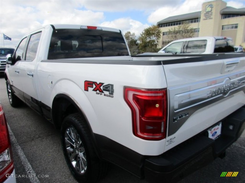 2016 F150 King Ranch SuperCrew 4x4 - White Platinum / King Ranch Java photo #6