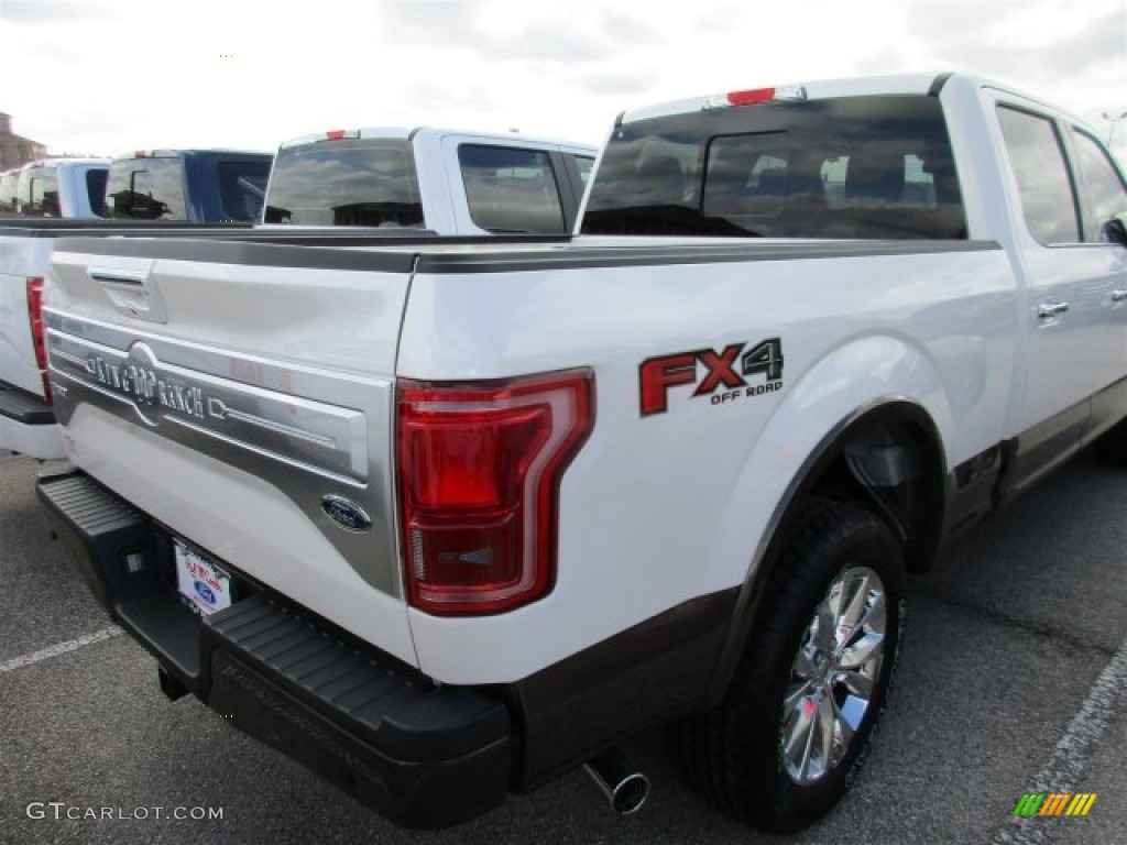 2016 F150 King Ranch SuperCrew 4x4 - White Platinum / King Ranch Java photo #8
