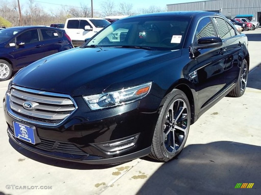 2015 Taurus SEL - Tuxedo Black Metallic / Dune photo #6