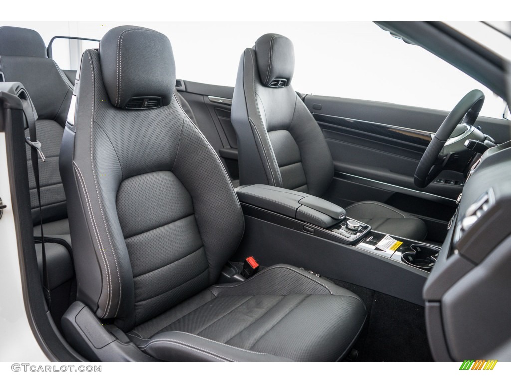 Black Interior 2016 Mercedes-Benz E 550 Cabriolet Photo #110177923