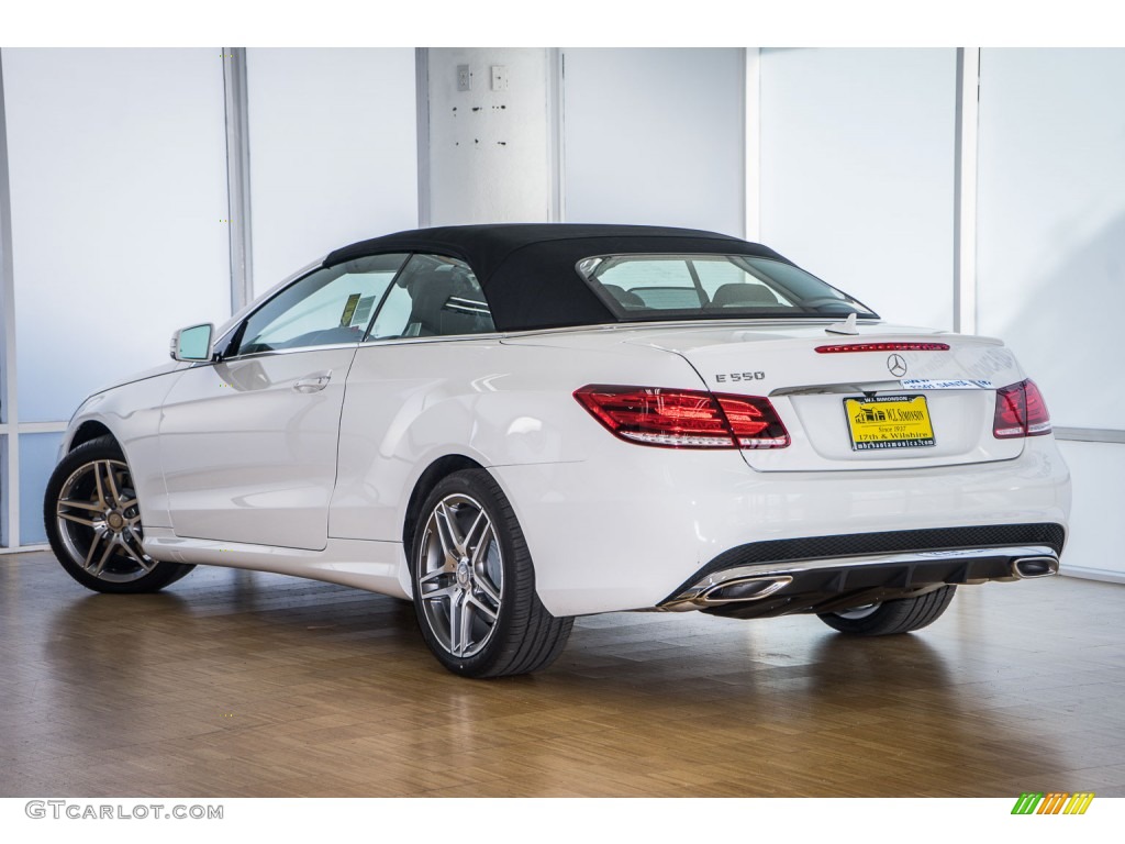 2016 E 550 Cabriolet - Polar White / Black photo #3