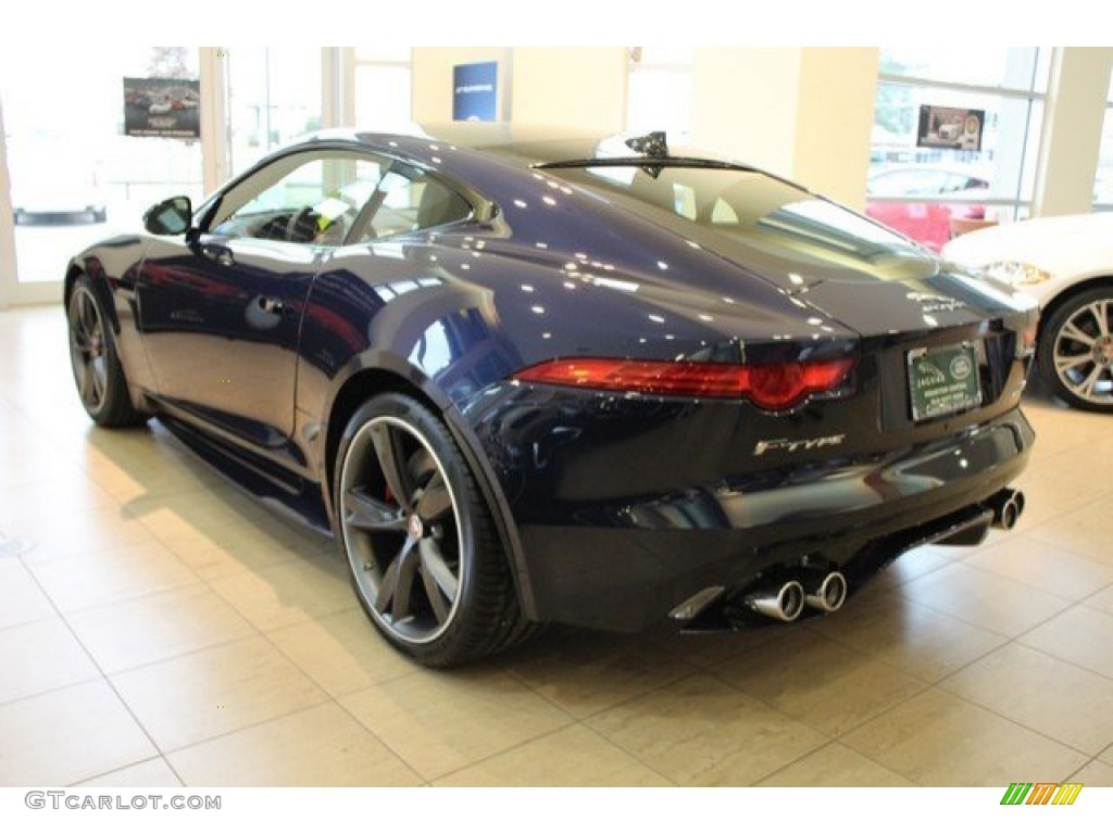 2016 F-TYPE R Coupe - Dark Sapphire Metallic / Jet photo #7