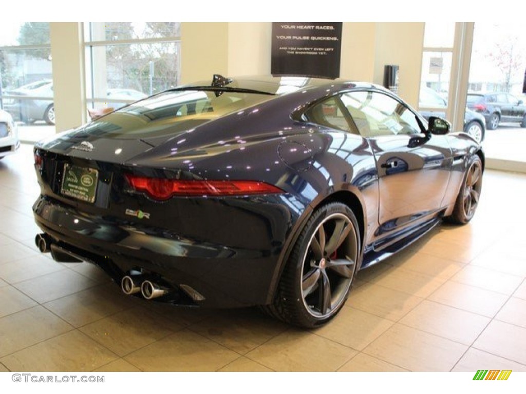 2016 F-TYPE R Coupe - Dark Sapphire Metallic / Jet photo #8
