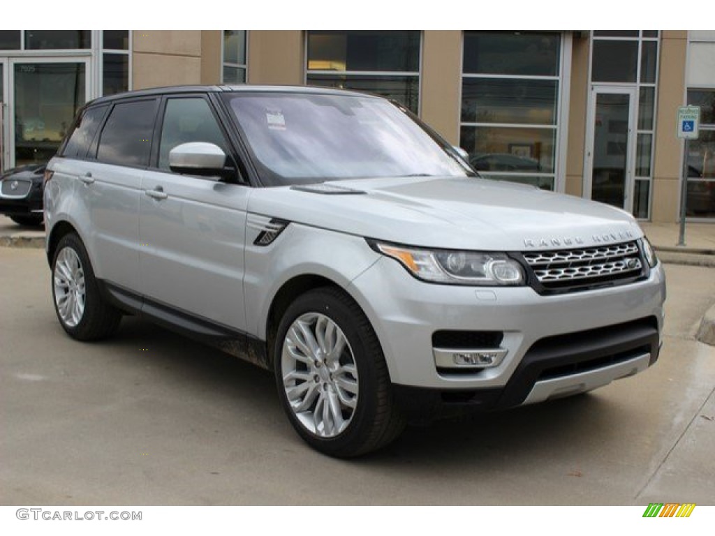 2016 Range Rover Sport HSE - Indus Silver Metallic / Ebony/Ebony photo #2