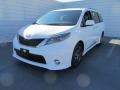 2015 Super White Toyota Sienna SE  photo #7