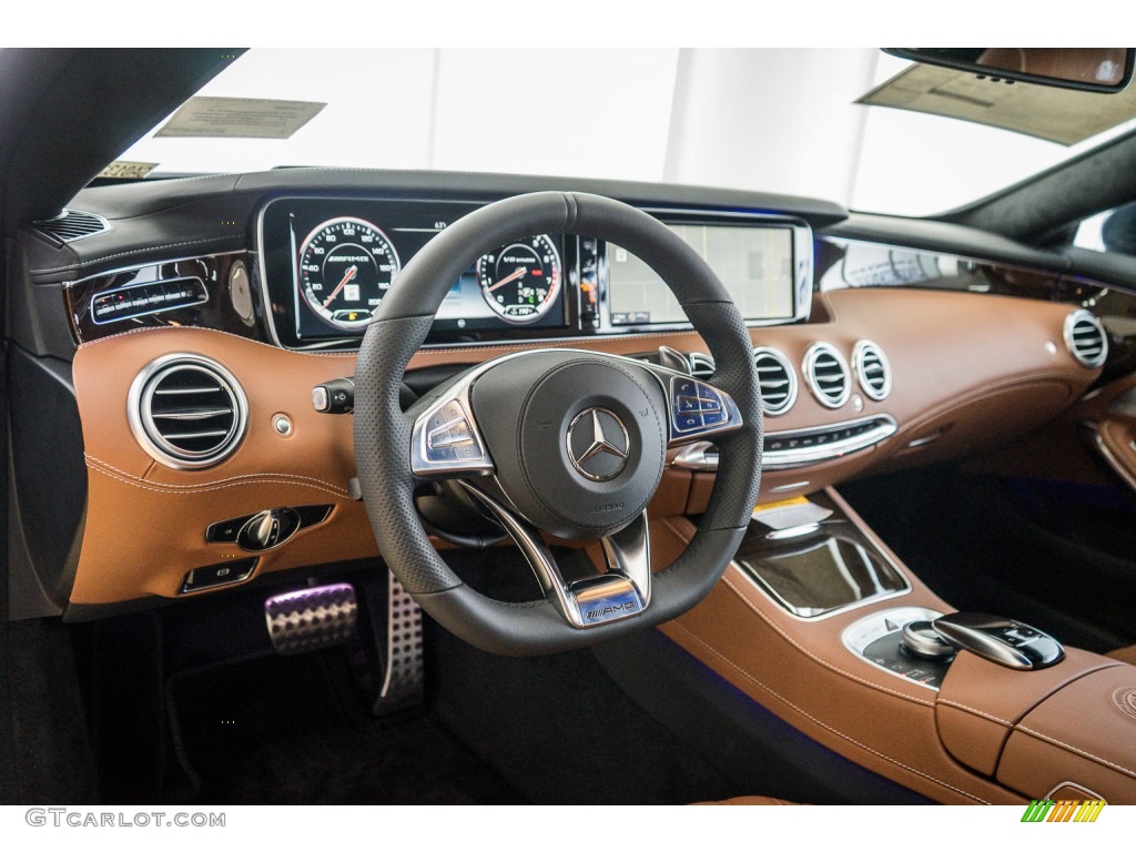 designo Saddle Brown/Black Interior 2016 Mercedes-Benz S 63 AMG 4Matic Coupe Photo #110182460