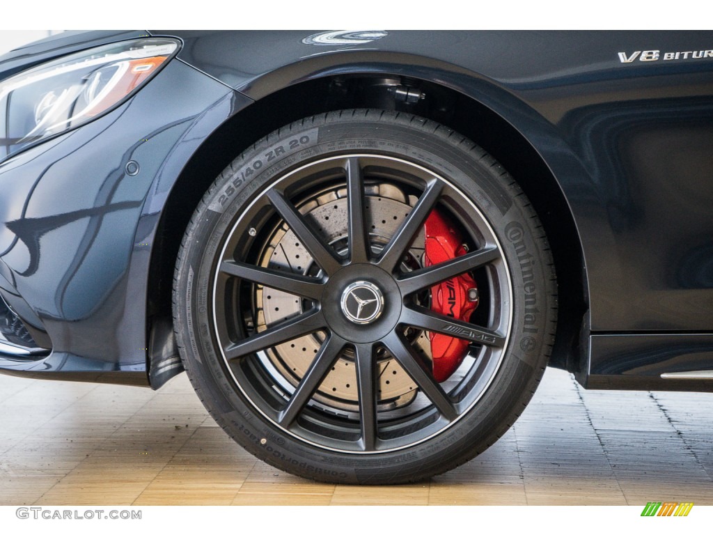 2016 S 63 AMG 4Matic Coupe - Anthracite Blue Metallic / designo Saddle Brown/Black photo #10