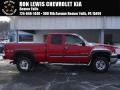 2005 Victory Red Chevrolet Silverado 2500HD LT Extended Cab 4x4  photo #1