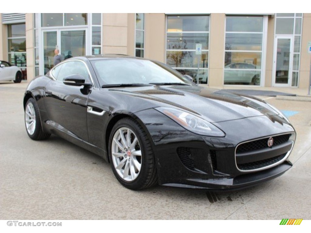 Ultimate Black Metallic 2016 Jaguar F-TYPE Coupe Exterior Photo #110183355