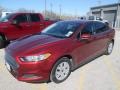 2014 Ruby Red Ford Fusion S  photo #17