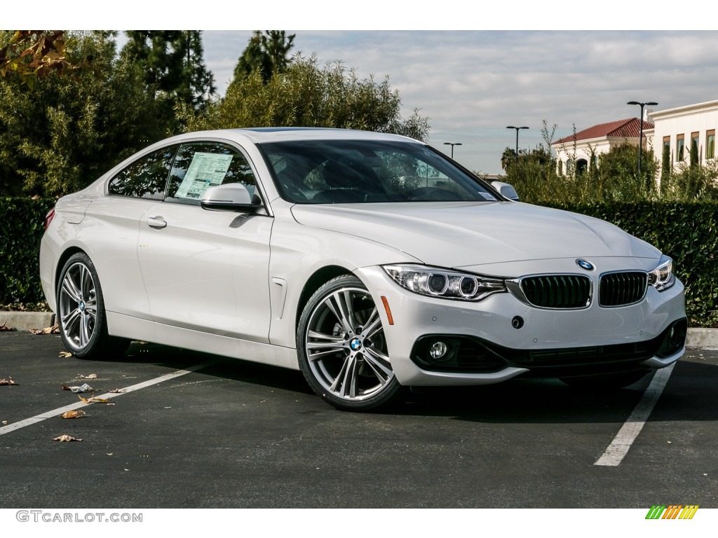 2016 4 Series 428i Coupe - Alpine White / Black photo #12