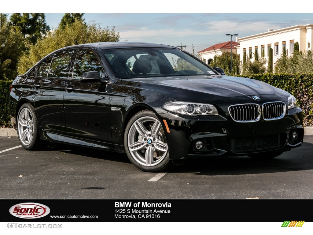 2016 5 Series 535i Sedan - Jet Black / Black photo #1